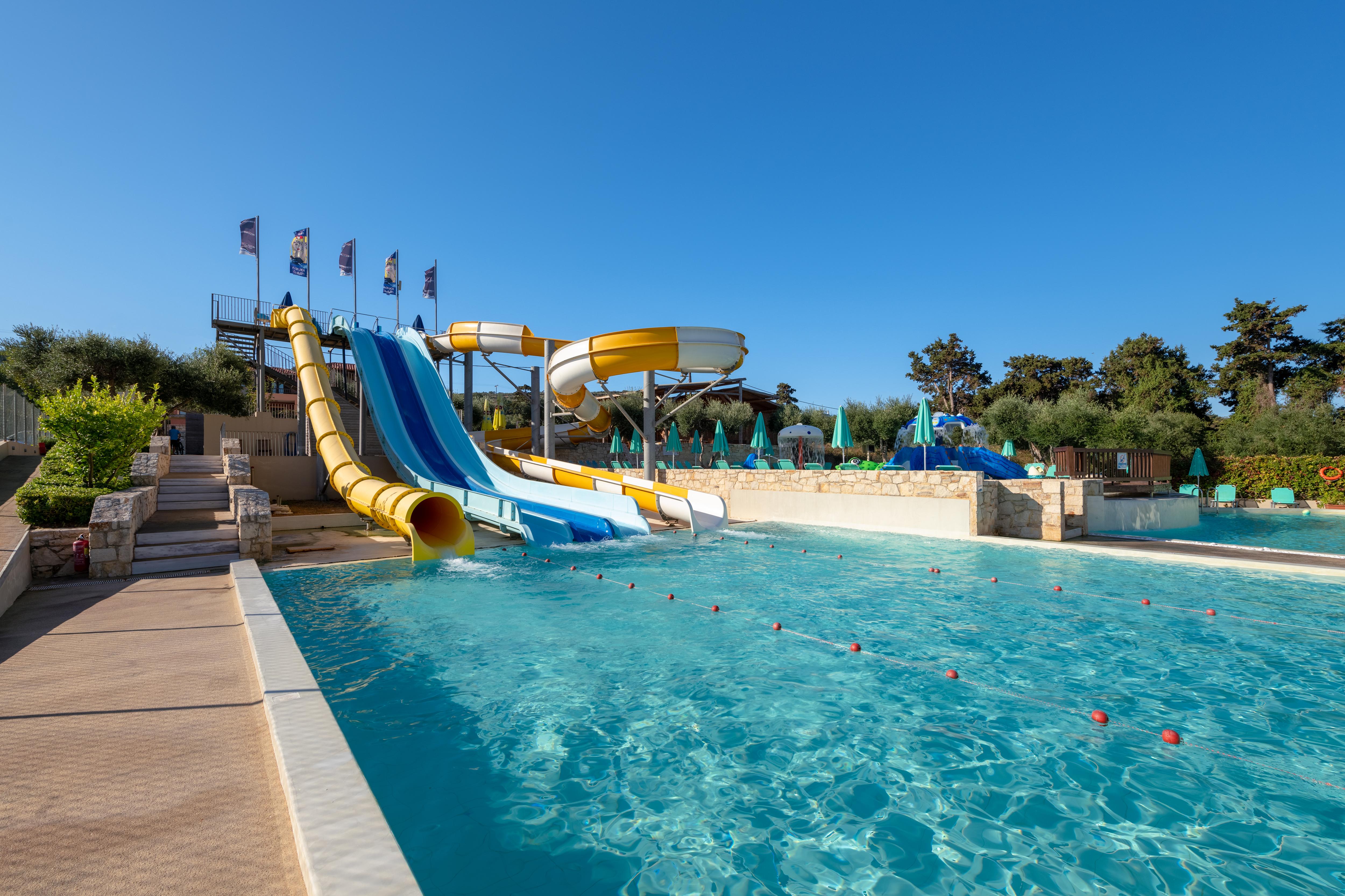 Iolida Village Water Park Hotel Agia Marina Exterior foto